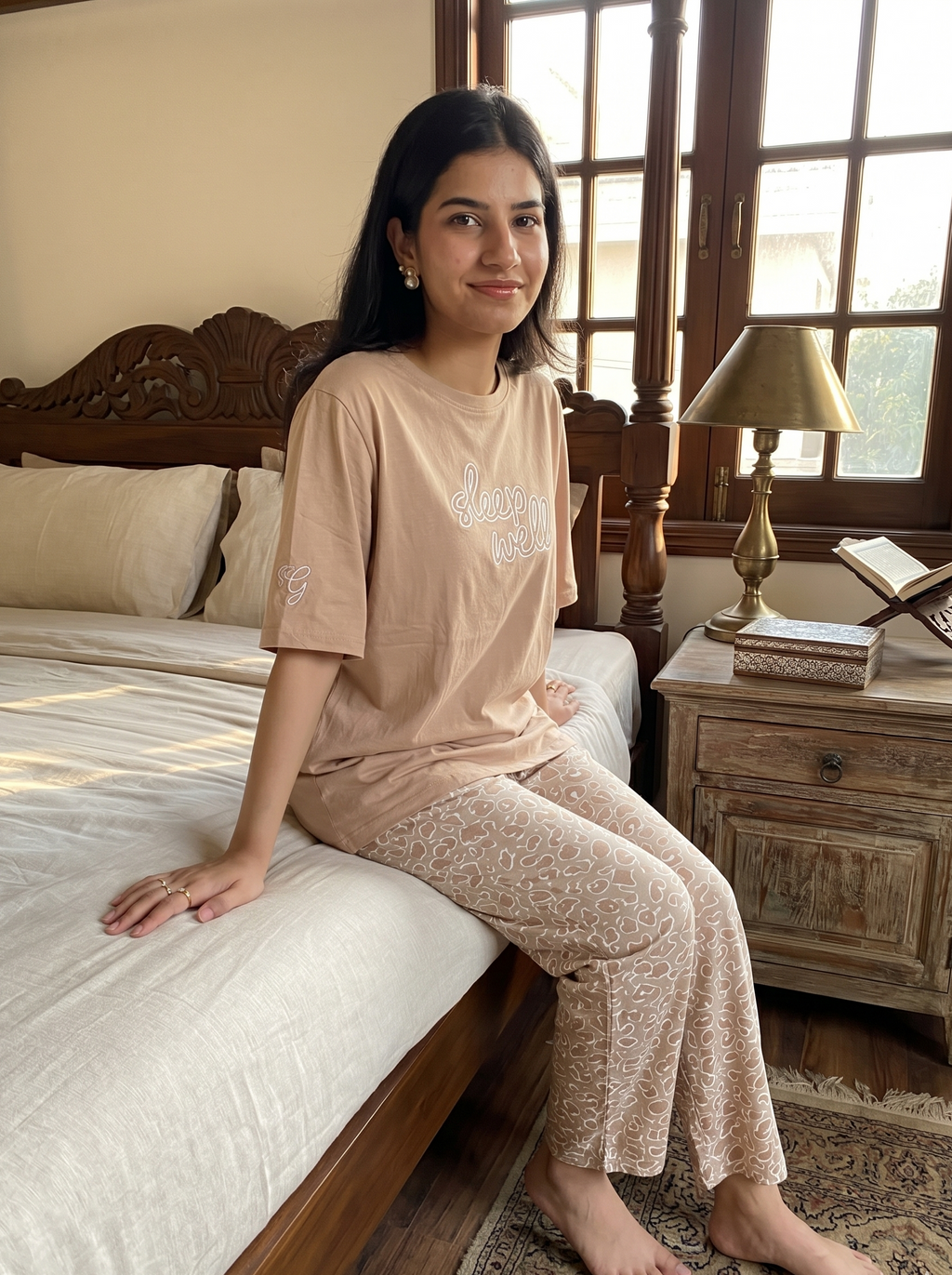 BEIGE SHIRT TROUSER